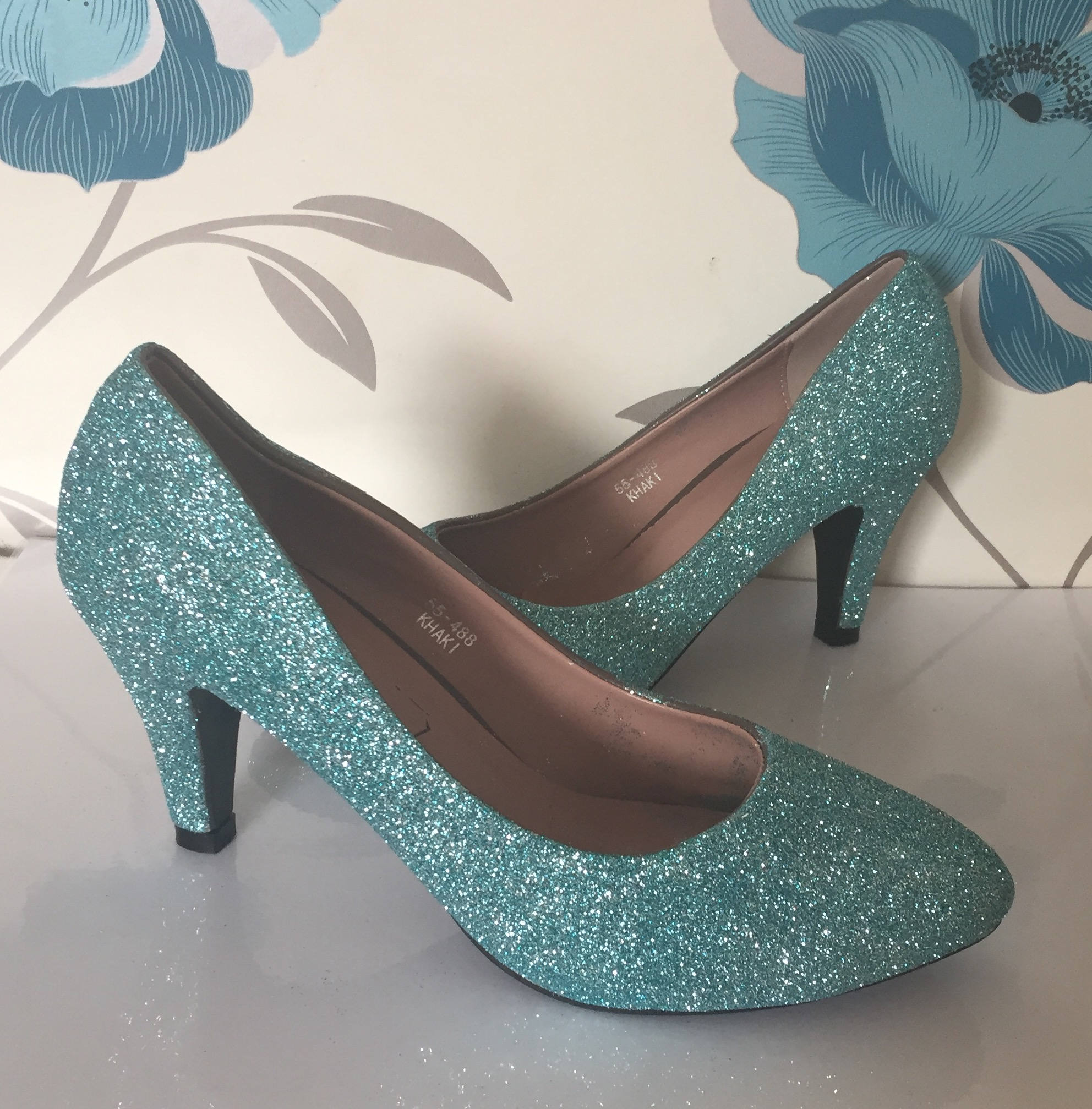 ice blue heels
