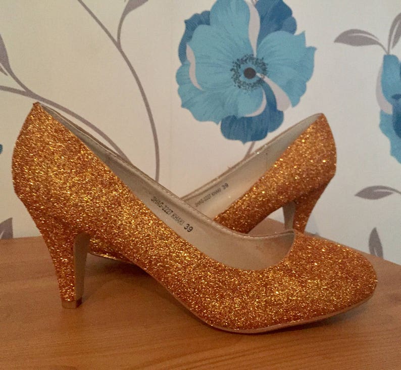 gold bridesmaid shoes uk