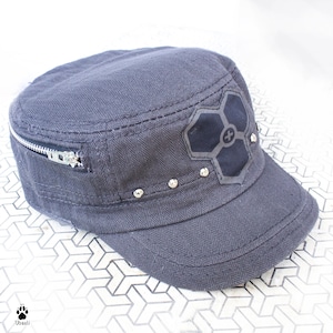 Unisex Hexagon Hive Geometric Studs Hat image 1