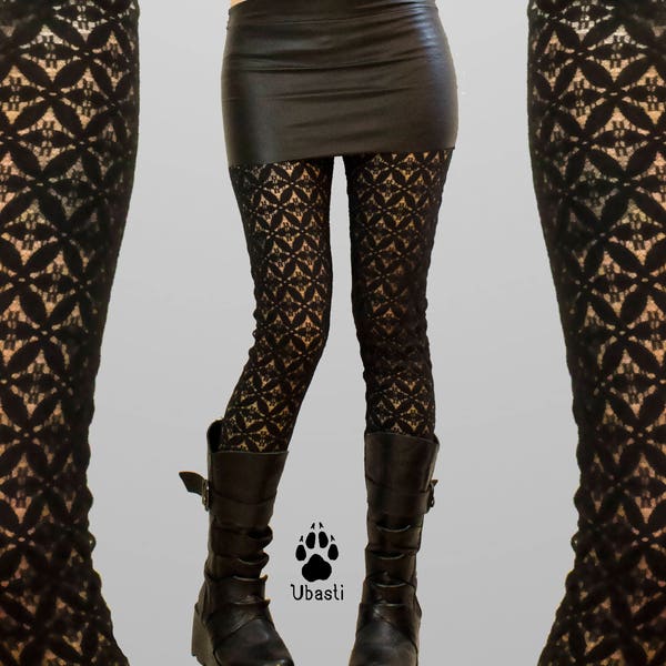 Flower of life Sacred Geometry Lace Leggings