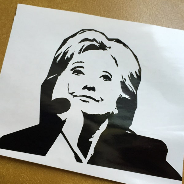 Hillary Clinton bored now (first lady, secretary of state, presidential candidate) giving good face / over it decal