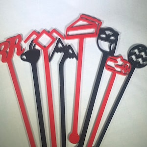 Twin Peaks Cocktail Stirrer Set of 8