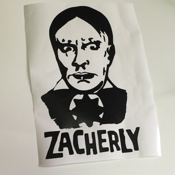 Zacherly (Roland/Zacherley): the cool ghoul (legendary horror host) vinyl sticker decal