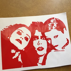 Rocky Horror Picture Show iconic cast photo vinyl sticker decal (alternate version)
