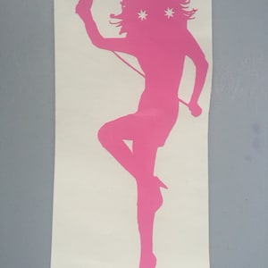 Jem and the Holograms - Jerrica / Jem singing vinyl decal sticker