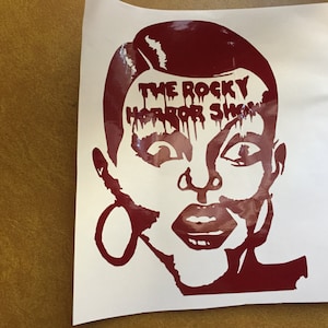 Rocky Horror Picture Show iconic Broadway poster vinyl sticker decal