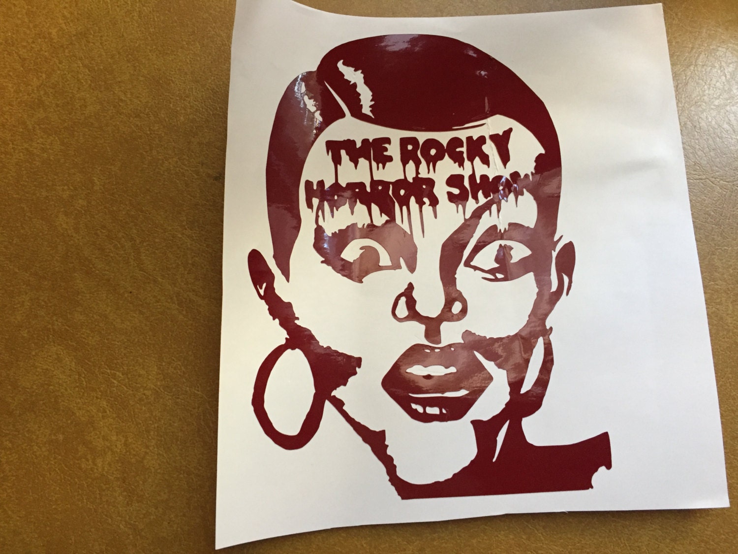 Rocky Horror Picture Show Iconic Broadway Poster Vinyl Sticker Etsy