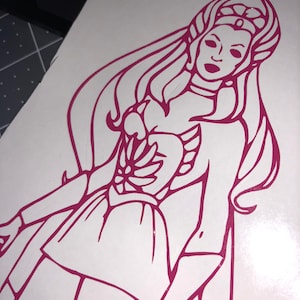 Sticker She-Ra Princess Of Power omtrekafbeelding