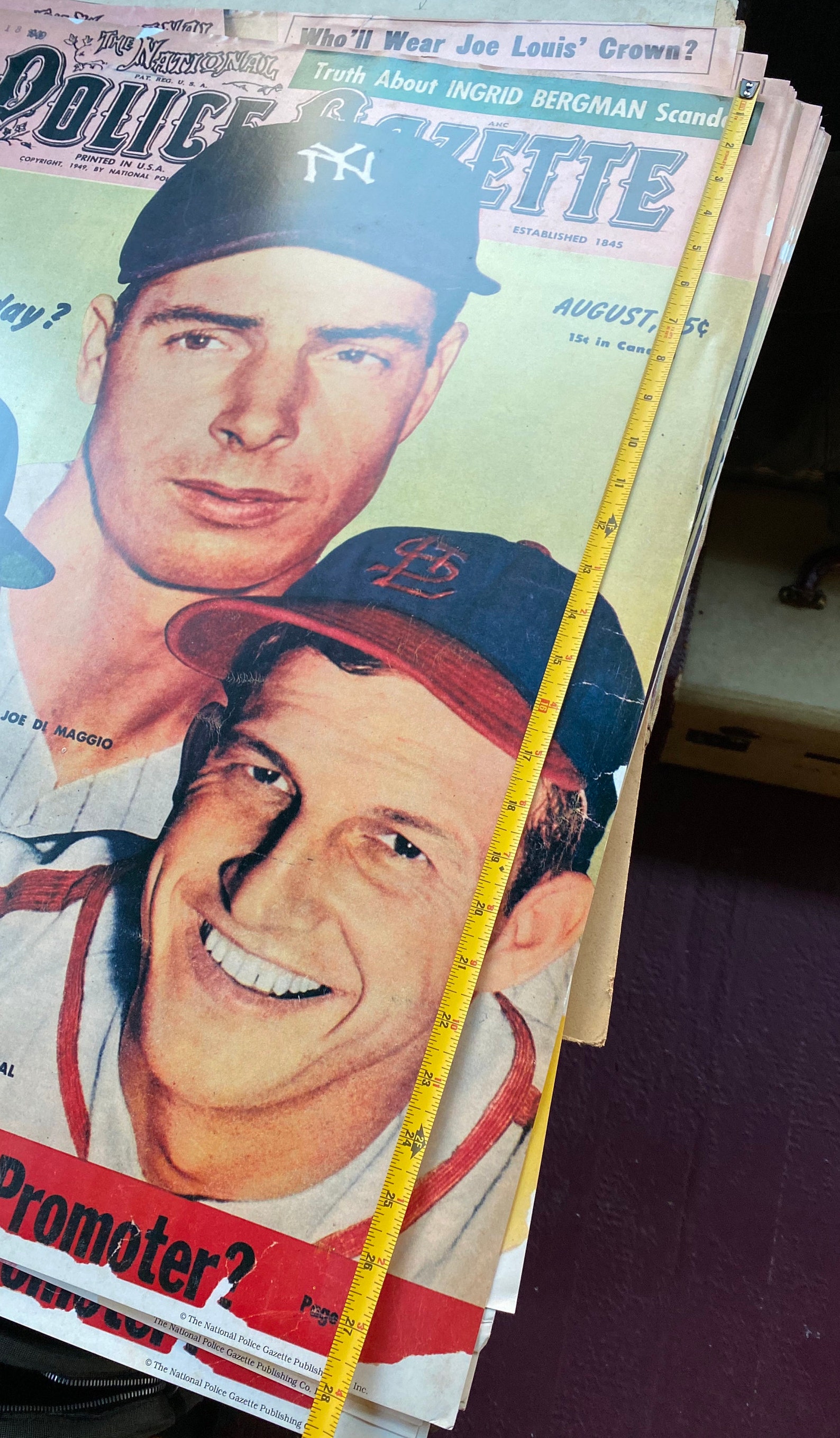 The National Police Gazette vintage magazine posters multiple Etsy