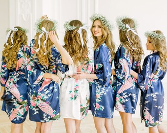 satin bridal party robes wedding robes for women silk bridesmaid robes for bridesmaid gift bridal robe for bride robe set of 6 4 5 6 7 8 9
