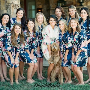 cheap kimono robes for bridesmaids