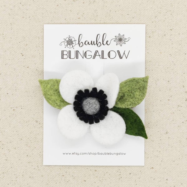 Dogwood Bloom Hair Clip/Nylon Headband/Brooch Pin