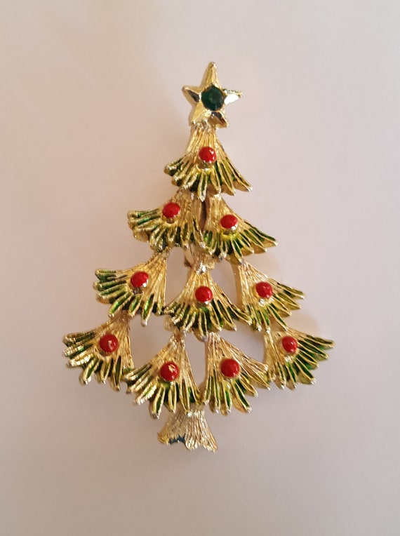 Christmas Tree Pin or Brooch  GERRY'S