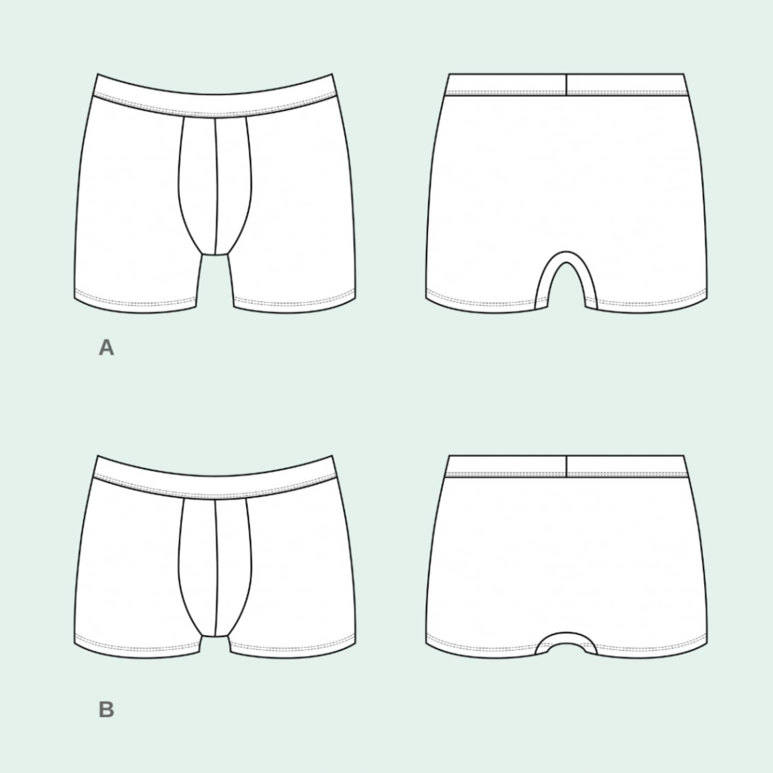 Boxer Abs.pdf Harry Men's Boxer Briefs PDF Sewing Pattern / Easy Underpants Underwear ...