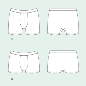 Harry Men's Boxer Briefs PDF Sewing Pattern / Easy Underpants Underwear ...