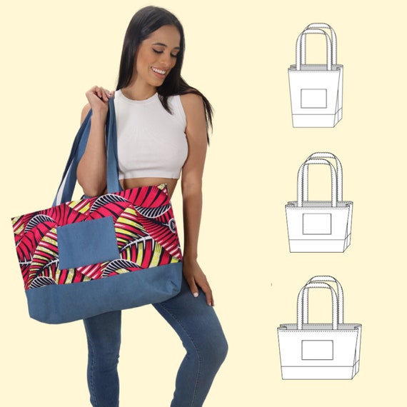 Ungtyb Patrons De Sacs Fourre-Tout Pour Couture - Modèles Acryliques Réutilisables Pour Débutants Et Créatifs