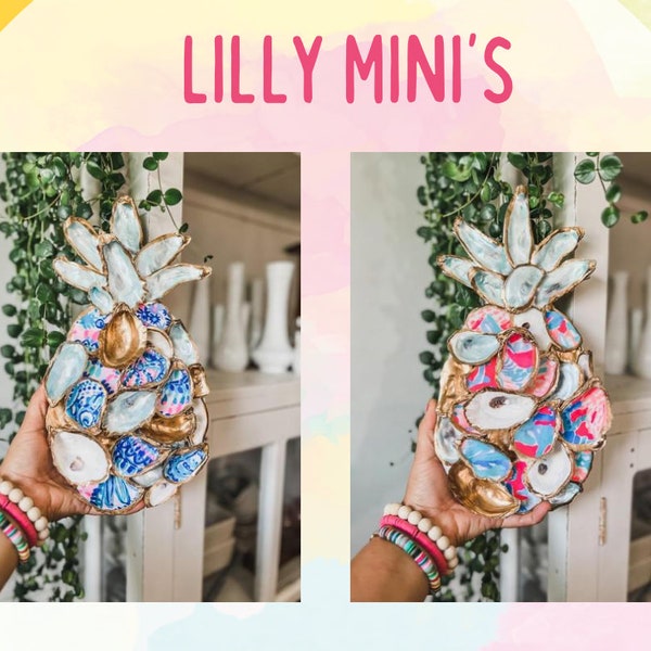 Lilly P Inspired Mini Oyster Pineapple