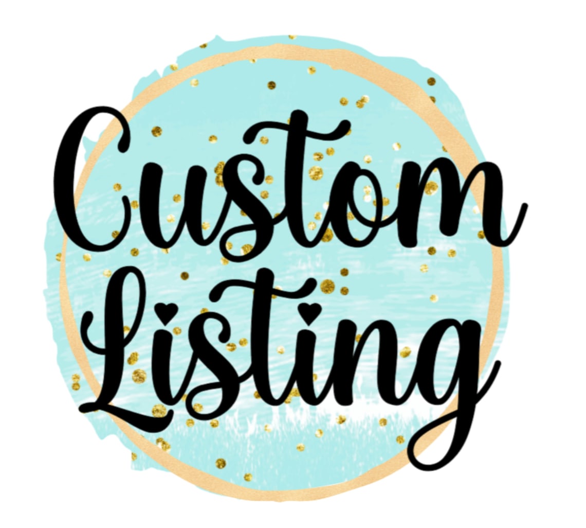 Custom Listing Shirt Etsy