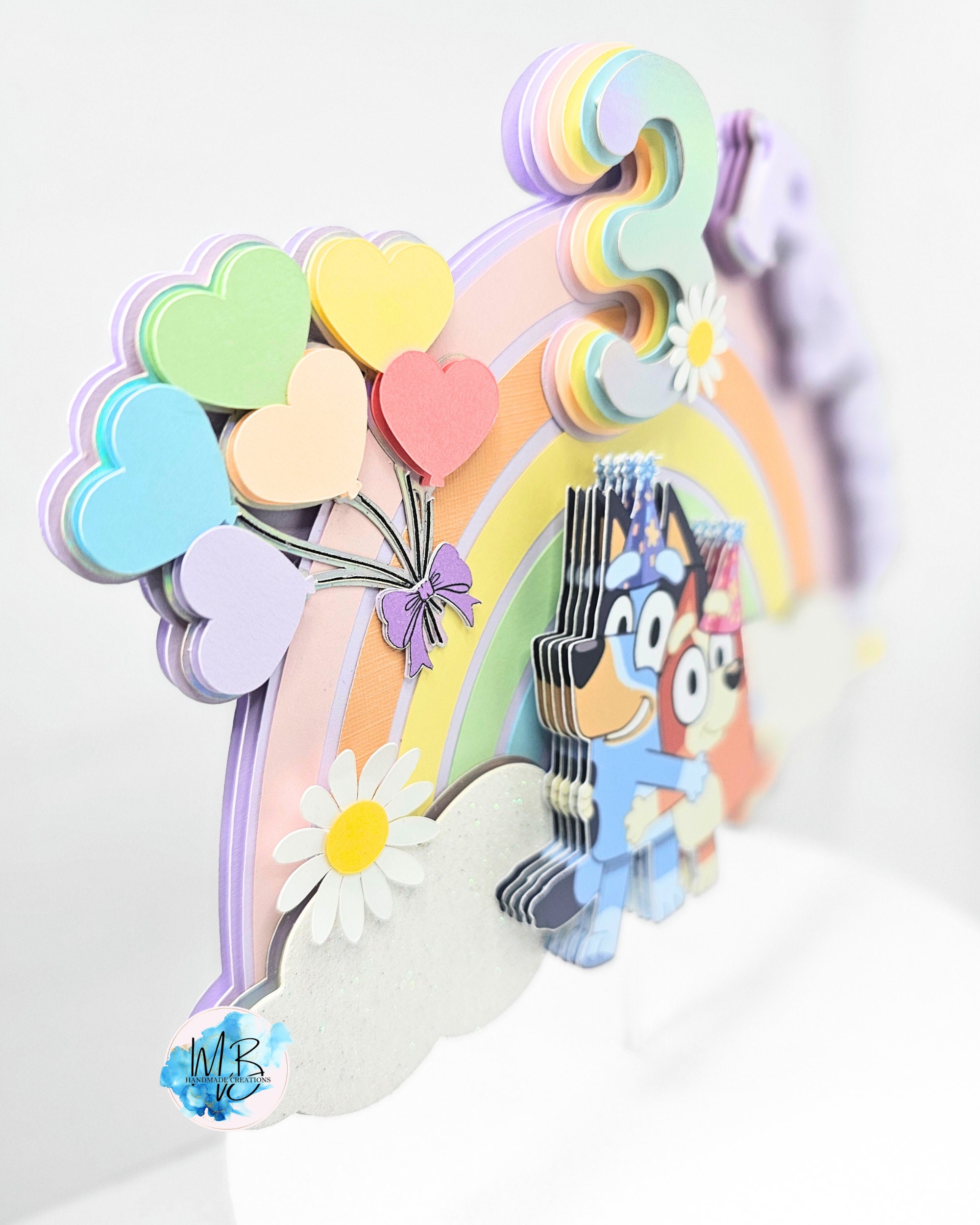 Bluey & Bingo Cardstock Topper