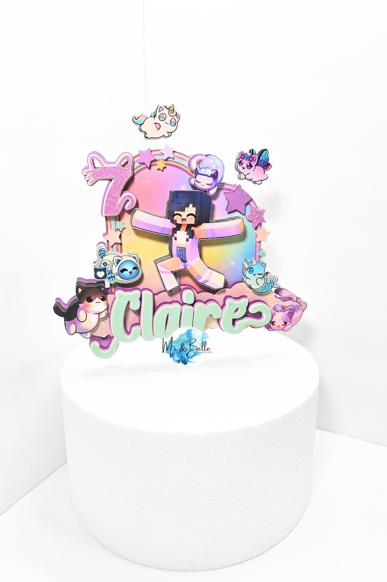 Itsfunneh Minecraft Funny Cake Minecraft Videos Aphmau Birthday Cake