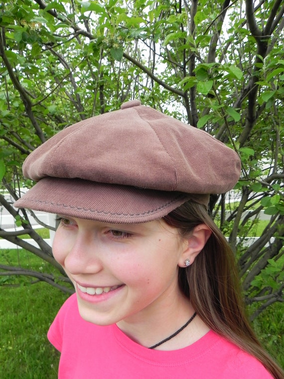 eight panel newsboy cap