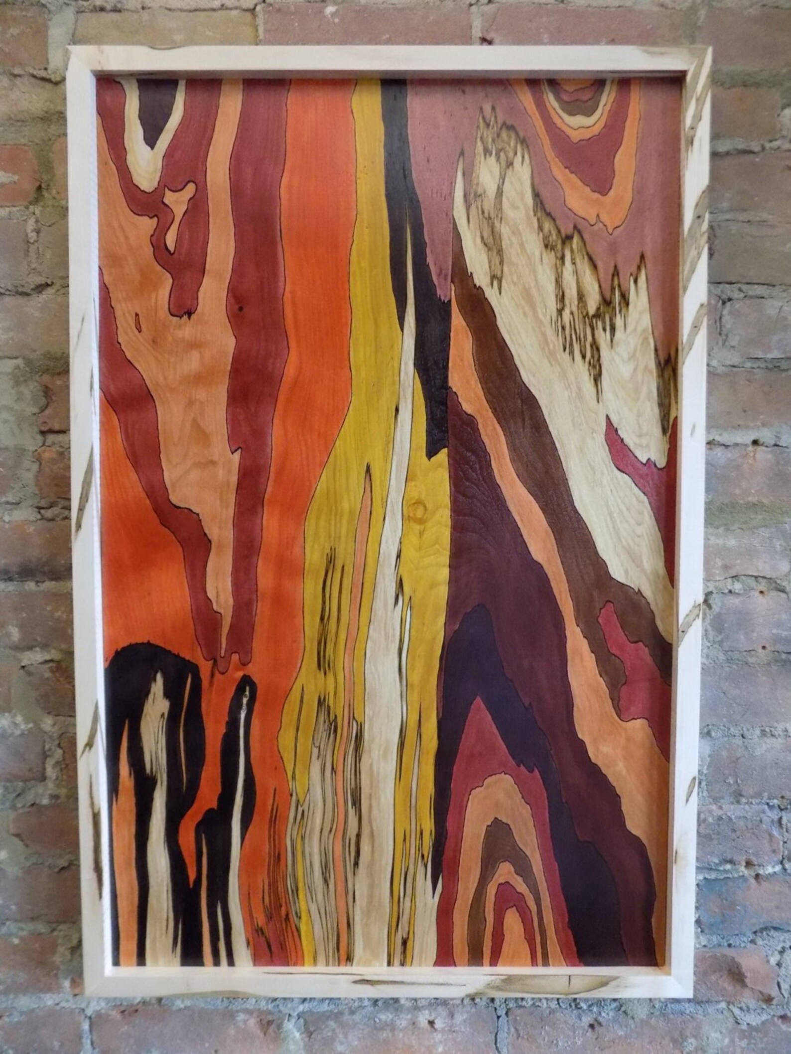 Wood Art Wood Wall Painting Abstract Wood Wall Art Wood Etsy