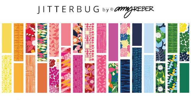 Jitterbug by the 1/2 Yard - Chelsa Jessamine PWAR009.JESSA