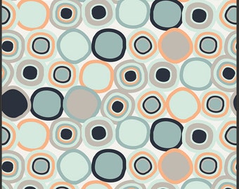Bullseye Melen by the Half Yard - Art Gallery Indian Summer IS-60013 - Geometric Quilting Fabric - 100% Premium Cotton