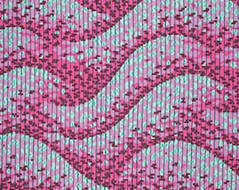 Amy Butler Glow Geo Wave Hibiscus - Free Spirit Geometric purple and blue - Half Yard - 100% Premium Cotton