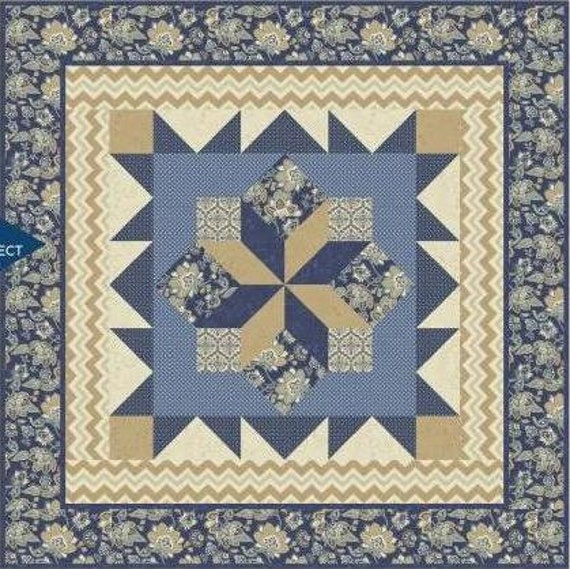 ISADORA by 12 Yard Traditional Rosemarie Lavin for Windham 42056-4 Teal Aqua Blue Reproduction Medallion 100/% Premium Cotton Fabric