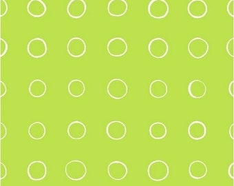 Ring Dot Lime Green 50581-1 - Cottage Joy by Shannon Christensen for Windham Fabrics - 100% Premium Quilt Shop Cotton