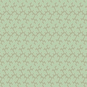 Key West A-7971-V Green by Di Ford Hall for Andover Fabrics - 100% Premium Cotton