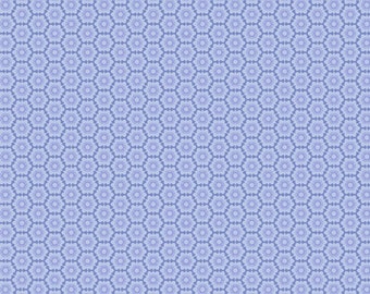 CELESTE by Nancy Rink 0746-0122 Blue Honeycomb for Marcus Fabrics - 100% Premium Cotton