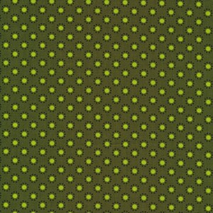 Paintbrush Studios Woodland Friends Polka Dots Green and Lime Green 120 13693 - 100% Premium Quilt Shop Cotton