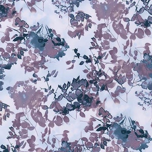 Enchanted Pines by the 1/2 Yard - Dawn for Robert Kaufman ACY-15468-208 Dawn - Lavender and Purple Leaves - 100% Premium Cotton