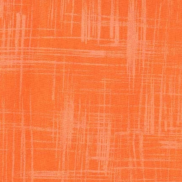 Michael Miller Painters Canvas - CJ4816-TANG Tangerine Orange Blender - Grunge - 100% Premium Cotton