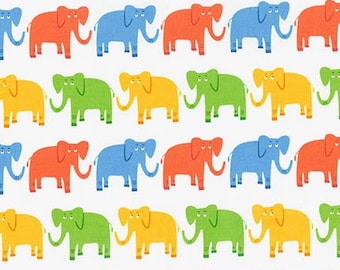 Jungle Party Elephant AED-15058-195 by Edward Miller for Robert Kaufman Fabric - 100% Premium Cotton