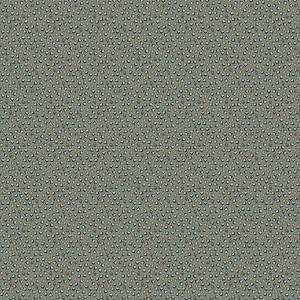 Beckwith A-8307-YT Blue Ditsy by Kathy Hall for Andover Fabrics - Reproduction - 100% Premium Quilt Shop Cotton Fabric