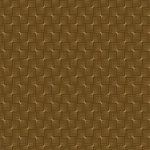 EMMA A-8774-LN Dark Brown Squares by Kathy Hall for Andover Fabric - Reproduction - 100% Premium Quilt Shop Cotton
