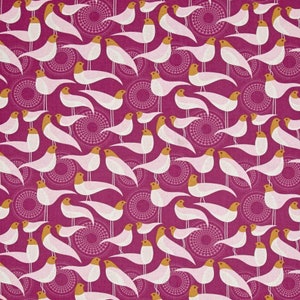 Free Spirit PWJD135.PLUMX Modernist Perch Plum by Joel Dewberry - 100% Premium Cotton Fabric