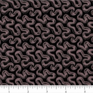 Davenport Gardens by Paula Barnes for Marcus - 1190-0135 - Reproduction - Lavender Grey Black - 100% Premium Quilt Shop Cotton Fabric