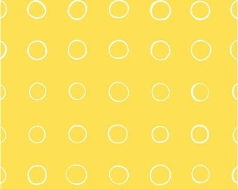 Ring Dot Yellow 50581-4 - Cottage Joy by Shannon Christensen for Windham Fabrics - 100% Premium Quilt Shop Cotton