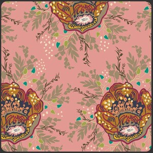 Indie by 1/2 Yard - IN 5207 Royal Nature Nectar for Art Gallery Fabrics Indie - 100% Premium Cotton