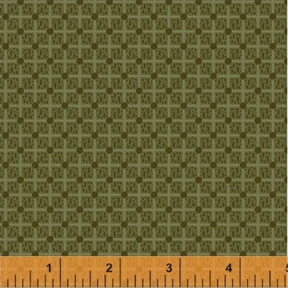 Civil War Reproduction Bristle Creek by 12 Yard R22 7896-0111 Farmhouse Red Yellow Floral Buds by Paula Barnes for Marcus 100/% Cotton