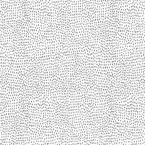 I Want a Monster Furry White DC8424-WHIT-D by Elise Gravel for Michael Miller - White and Black - 100% Premium Cotton
