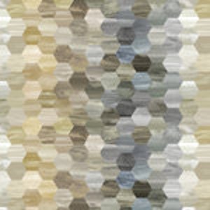 COLOR MOODS Small Hexagon - Neutral in shades of Brown 9827-0141 by Laura Berringer for Marcus - 100% Premium Cotton - By the 1/2 Yard