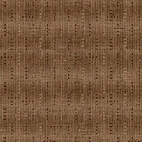 TICKLED PINK 2237-38 Cocoa Brown Dot Blender by Janet Rae Nesbitt of One Sister Designs for Henry Glass & Co - 100% Premium Cotton