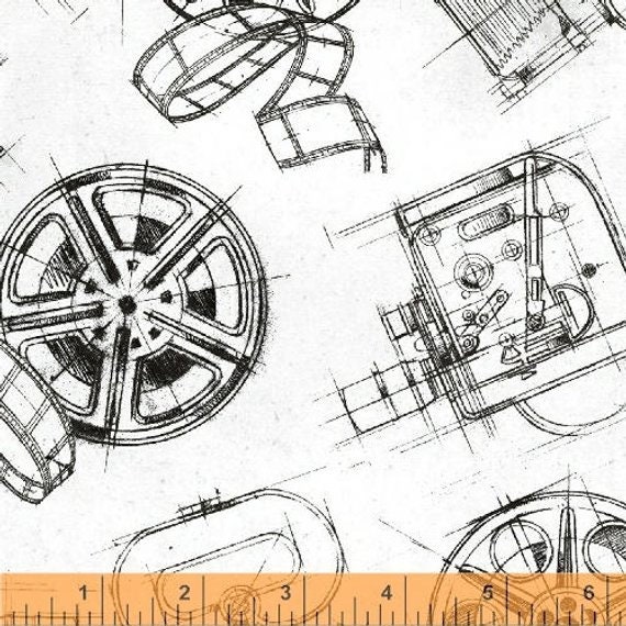 Lights Camera Action By Whistler Studios For Windham Fabrics Etsy