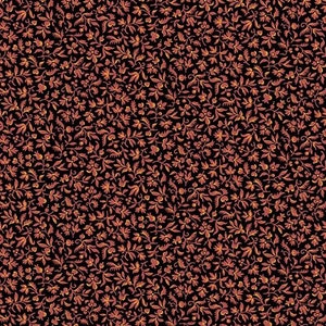 CHATHAM HALL A-8999-N Cabernet Red Vining Flowers van Kathy Hall for Andover - Reproductie burgeroorlog - 100% premium katoen