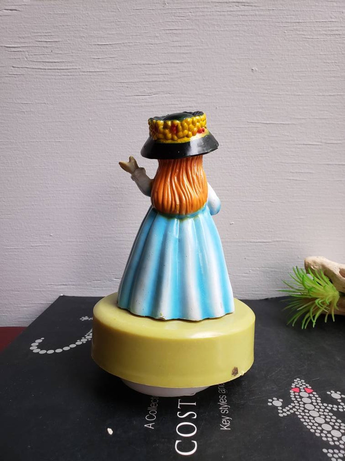 Vintage Doll Music Box Plastic Doll Music Box 1970's Etsy